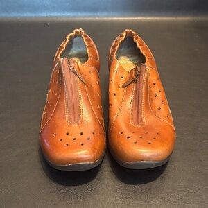 Dansko Women's Brown Leather Slip-On Loafers